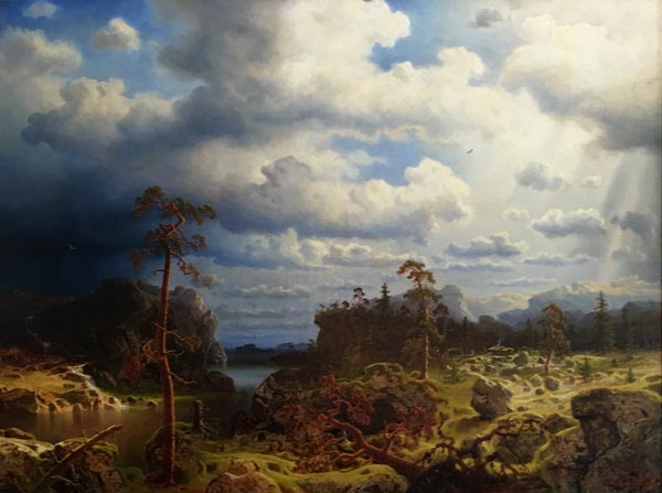 Landscape painting from J.L. Runeberg's home.