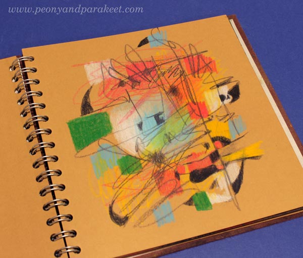 Abstract portraits notebook.