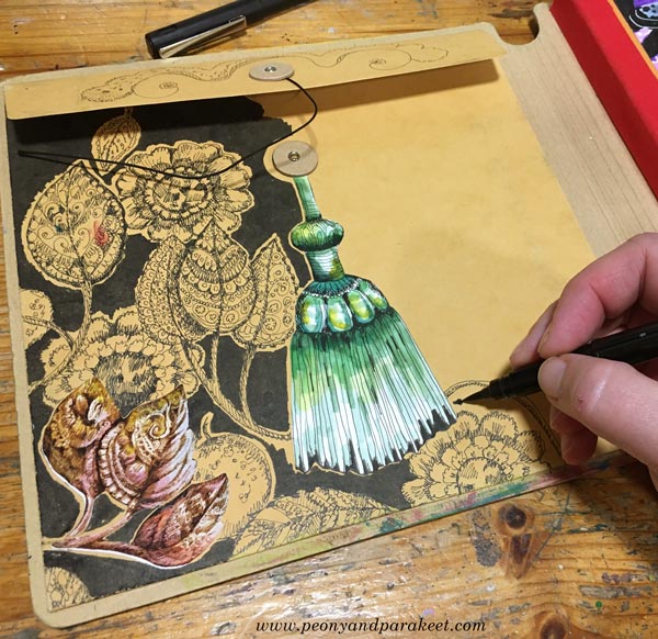 Decorating Dylusions Creative journal.