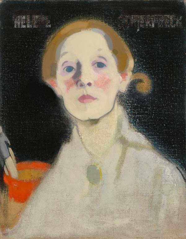 The famous modernist Helene Schjerfbeck. Self-Portrait.