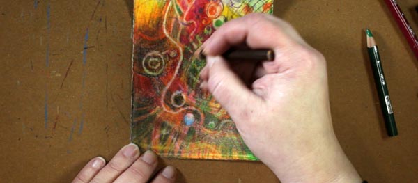 Mystical drawing in progress