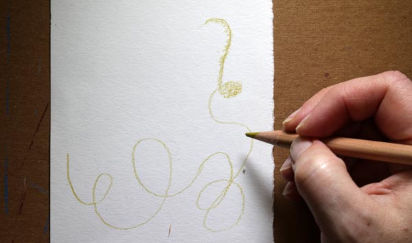 Mystical drawing in progress