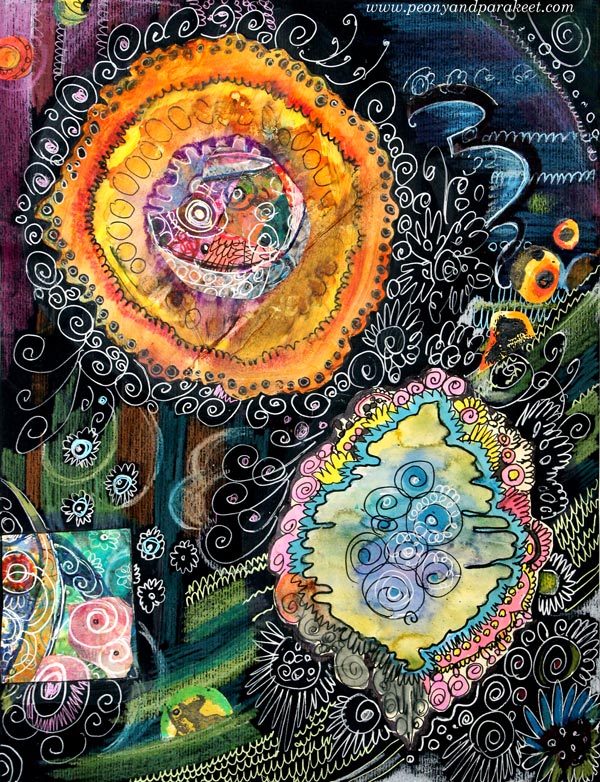 Mixed media art from 2013.