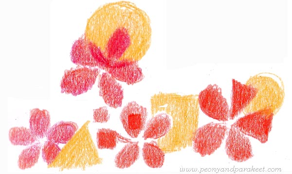 Including geometric shapes - ideas for making art more semi-abstract