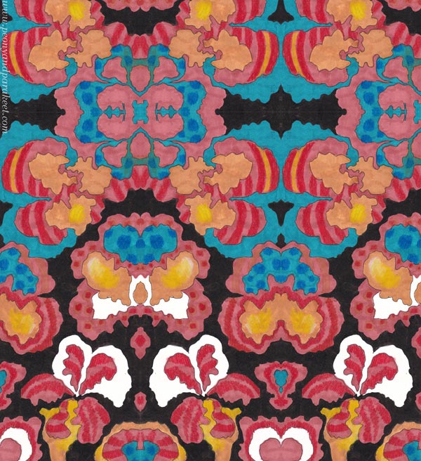 Making a kaleidoscope pattern from a hand-drawn design