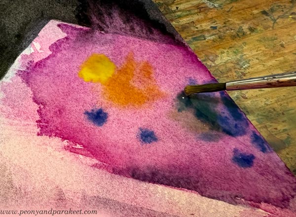 Adding watercolor effects
