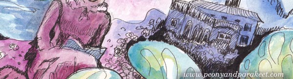 Drawing Soulfully - a sneak peek at the new online course by Peony and Parakeet.