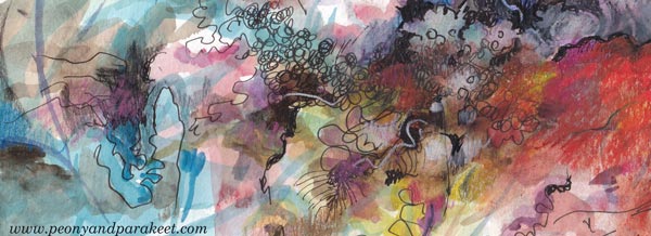 Drawing Soulfully - a sneak peek at the new online course by Peony and Parakeet.