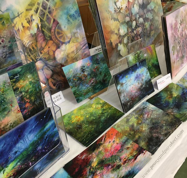 Art fair sales table